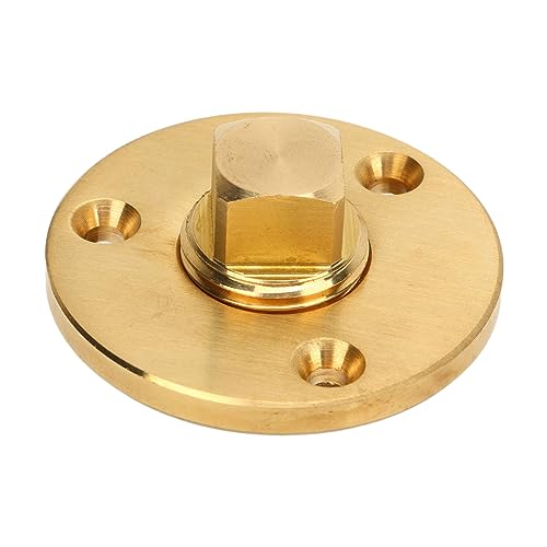 YDRCESMI Boot Abfluss Stecker Messing 2 Zoll Oval Marine Yacht Stecker hohe Abdichtung für Schiff Stern von YDRCESMI