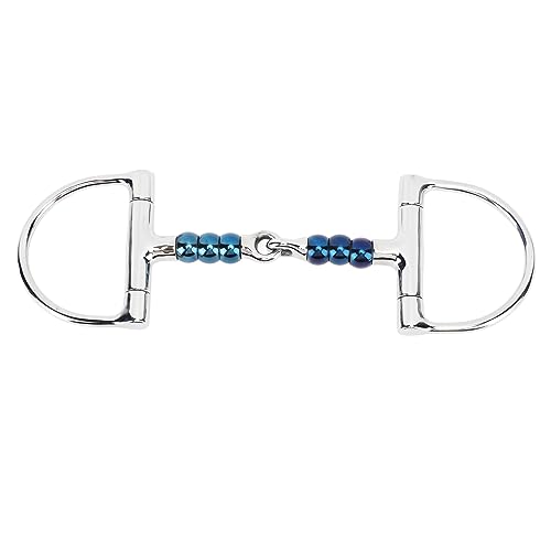 YDRCESMI Edelstahl Hochfestes Bit Anti -Bucke D Ring Snaffle Bit Horse Farm von YDRCESMI