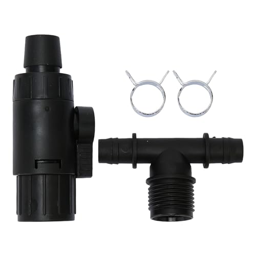 YDRCESMI Fish Tank Wasserhahn Adapter Langlebige Verstellbare Wasserhahn Düsen für Aquarien und Tanks (12 mm) von YDRCESMI