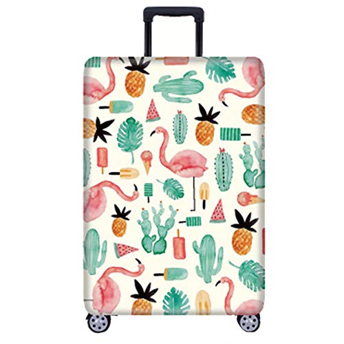 YDSH Kofferhülle Elastisch Koffer Schutzhülle Flamingo Muster 18-32 Zoll Luggage Cover Protector Kofferschutzhülle mit Reißverschluss von YDSH