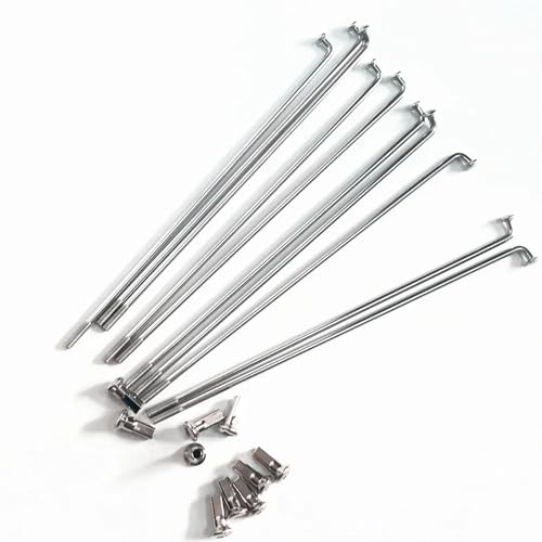 YEMENGGB 36 Stück/Los, 13 G, passend für Fahrradspeichen mit einem Durchmesser von 2,2 mm, E-Bike-Speichen, Länge 55–305 mm (240 mm) von YEMENGGB