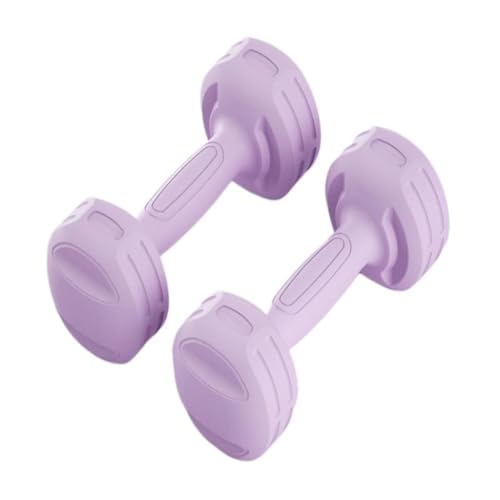 Hanteln Fitness-Hanteln For Männer Und Frauen, Heimübungs-Hanteln For Armmuskeltraining, Heim-Fitnessgeräte Hanteln Set (Color : Purple, Size : 3kg) von YEPENG