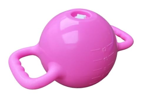 Hanteln Kettle Bell Gefüllt Mit Wasser Kettle Bell Binauraler Griff Sportgerät Pilates Yoga Shaping Hantel Hanteln Set (Color : Pink, Size : 3kg) von YEPENG