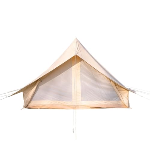 Tent Camping Outdoor-Campingzelt, Tragbar, Faltbar, Hausartig, Wasserdicht, Dicke Baumwolle, Sonnen- Und Regensicheres Familienzelt Zelt (Color : X, Size : B) von YEPENG