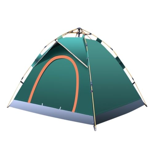 Tent Camping Zelt Im Freien, Tragbares Faltzelt, Outdoor-Campingzelt, Park-Picknick, Vollautomatisches, Verdicktes, Regensicheres Zelt Zelt (Color : Green, Size : D) von YEPENG