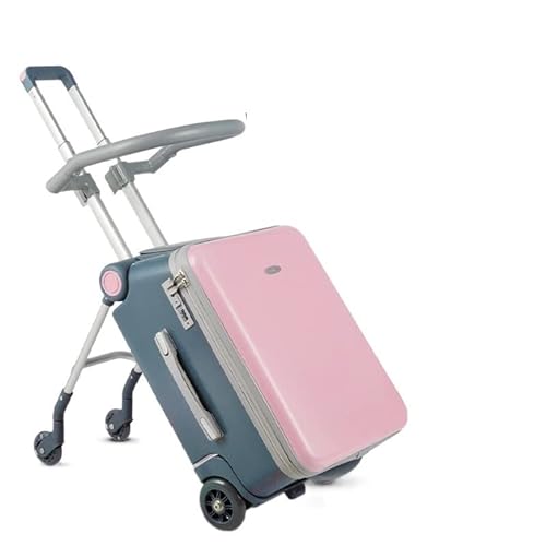 YEWMTRE Gepäck-Lazy-Koffer, kann sitzen und Fahren, Männer Frauen, Reise-Trolley-Gepäck, Artefakt, Boarding von YEWMTRE