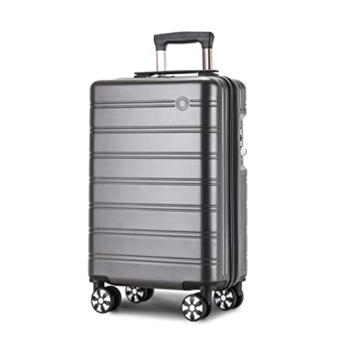 YEWMTRE Gepäck-Reisekoffer mit Rollen, Licht und Verstärker; Laden Sie den Handgepäck-Rollgepäckkoffer mit Schloss für die Bordkabine auf von YEWMTRE