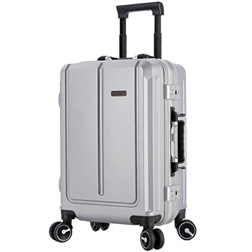 YEWMTRE Hartschalen-Gepäck-Trolley-Koffer, Aluminium-Rahmen, Gepäck-Koffer, Universal-Rad-Koffer, Passwort-Boarding-Koffer, Trolley-Koffer, Unisex von YEWMTRE