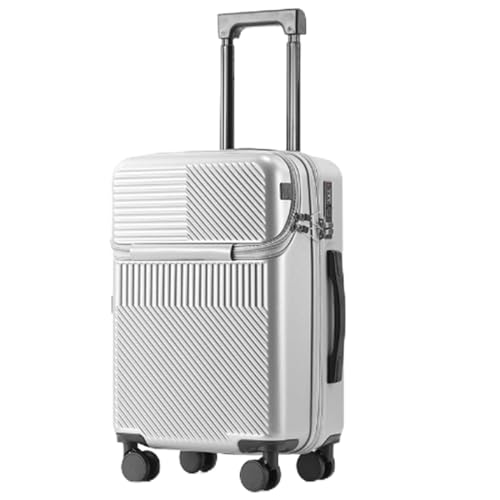 YEWMTRE Koffer mit Alu-Rahmen, glatter Universal-Rad-Trocken- und Nass-Trennkoffer für Reisen und Geschäftsreisen von YEWMTRE