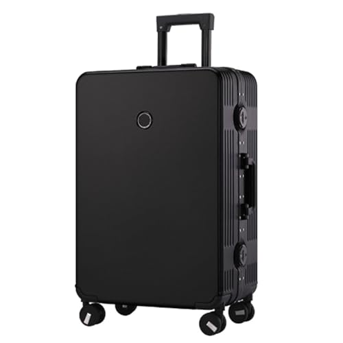 YEWMTRE Koffer mit Rahmen aus legiertem Aluminium, Verstellbarer 3-Positionen-Koffer mit zweireihiger Lenkrolle für Geschäftsreisen und Reisen von YEWMTRE
