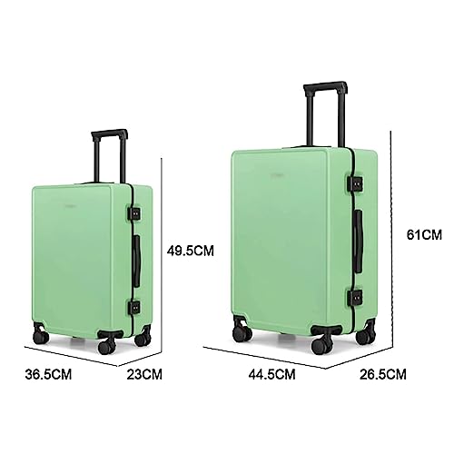 YEWMTRE Koffer mit Rollen, Handgepäckkoffer, großvolumiger, unterteilter Aufbewahrungskoffer, druckfester Hartschalenkoffer von YEWMTRE