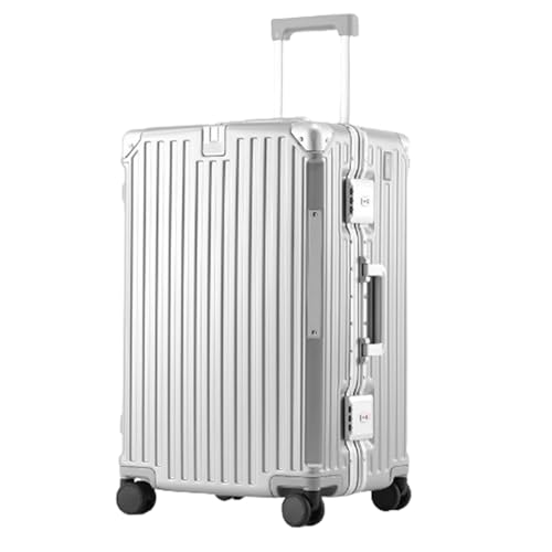YEWMTRE Koffer mit großem Fassungsvermögen, Taschenschnalle, USB-Ladeanschluss, multifunktionaler Getränkehalter-Koffer für Geschäftsreisen und Reisen von YEWMTRE