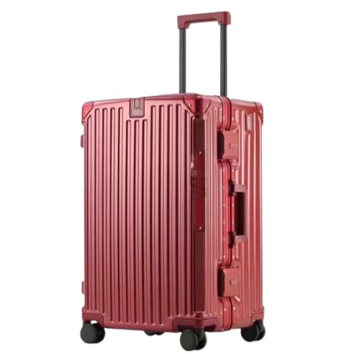 YEWMTRE Koffer mit großem Fassungsvermögen, Taschenschnalle, USB-Ladeanschluss, multifunktionaler Getränkehalter-Koffer für Geschäftsreisen und Reisen von YEWMTRE