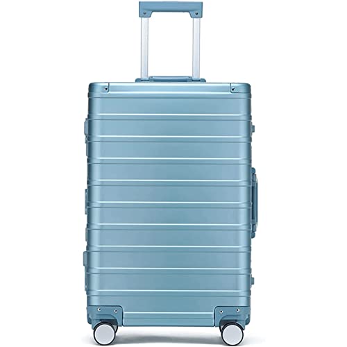 YEWMTRE Robustes, leichtes Luxus-Hartschalengepäck mit Rollen, Trolley-Gepäck aus Aluminium-Magnesium-Legierung, Trolley-Koffer für Reisen, robust von YEWMTRE