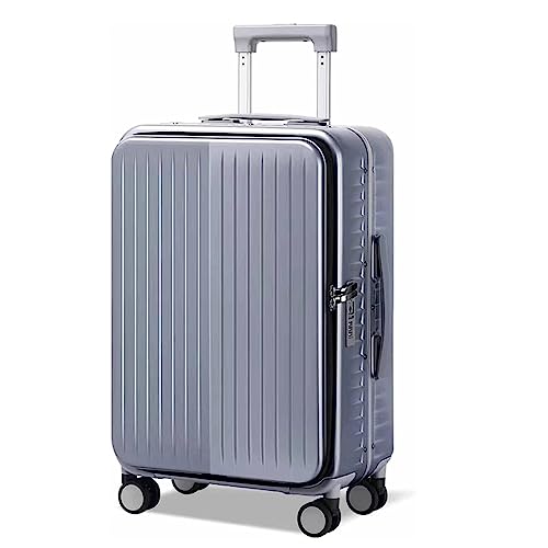 YEWMTRE Rollkoffer, Handgepäck mit großem Fassungsvermögen, Koffer im abnehmbaren Seitentaschen-Design, TSA-Codeschloss von YEWMTRE