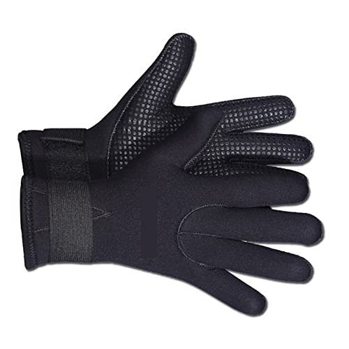 YFDGD Schwimmhandschuhe 5MM Neopren-Tauchhandschuhe Verschleißfeste Schwimm-Schnorchel-Handschuhe Unterwasserjagd Warme Tauchfäustlinge von YFDGD