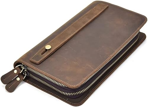 YIHANSS 1 stücke Retro männer Handtasche Große Kapazität Hand Brieftasche Business Mode männer Brieftasche von YIHANSS