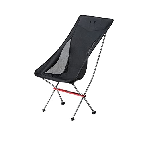 YIHANSS Aluminiumlegierung Outdoor Tragbarer Klappstuhl Moon Chair Camping Strandstuhl von YIHANSS