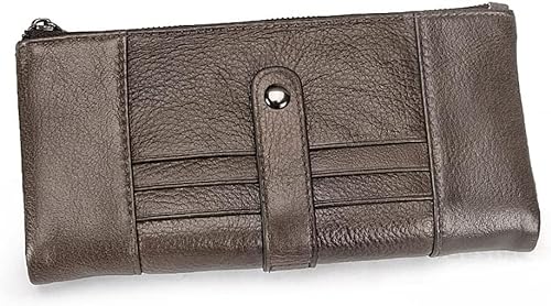 YIHANSS Brieftasche Herren Lange Retro-Multi-Card-Geldbörse Handliche Damen-Geldbörse mit großem Fassungsvermögen Kartentasche (Farbe: A, Größe: 19 * 10 * 3 cm) von YIHANSS