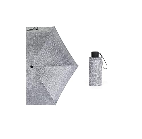 YIHANSS Regenschirme, faltbar, Mini-Taschenschirm, UV-kleine Regenschirme, tragbar, 5 faltbar, 18 cm Länge, Sonnenschirm, Winddicht von YIHANSS