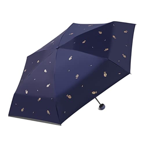 YIHANSS Reiseschirm, Faltbarer Regenschirm, manueller Sonnenschirm, Ultraleicht und kompakt, Off-Sonnenschirm mit doppeltem Verwendungszweck, hält Schneesturm Stand von YIHANSS