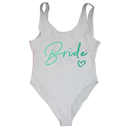 YIMAIZLT Bikini Damen Bulk Braut Badeanzug Frauen Team Braut Einteilige Bademode Für Bachelor Party-braut5-m von YIMAIZLT