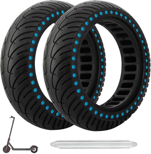 Soild Reifen,2 Stück Solid Ersatzräder 8.5 Zoll Soild Reifen mit Montagewerkzeug Kompatibel Für Mijia Mi Xiaomi M365 1S,Essential,Pro,Pro 2, Elektro-Scooter Vollgummi Tyre Reifen von YINUOHUA