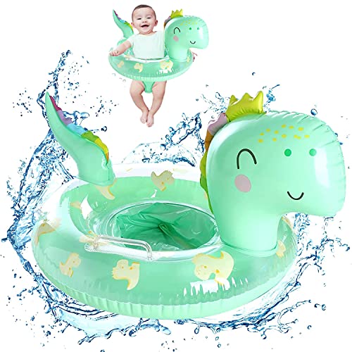 YISKY Float Kinder Schwimmring, Aufblasbar Schwimmhilfe Ring, Dinosaurier Aufblasbare schwimmreifen, Baby Float, Kleinkinder Schwimmsitz, Baby Schwimmhilfe, für Kinder von 6 bis 36 Monaten von YISKY