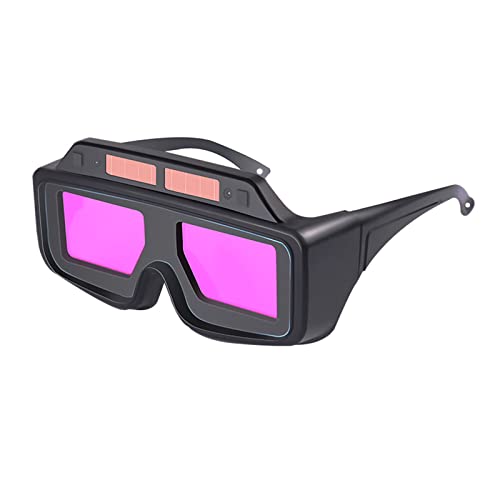 YIZITU Solar Schweißbrillenhelme Mit Automatischer Verdunkelung Professioneller Augenschutz Flexible Einstellung Schweißbrillenhelme PC Brille von YIZITU