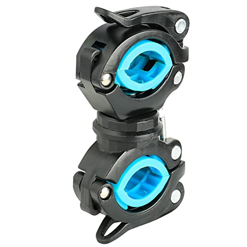 YIZITU Taschenlampen Halterung Fahrrad LED Licht Montagehalter 360° Drehbar Clip Klemme Für Taschenlampe Radfahren Taschenlampen Halterung von YIZITU