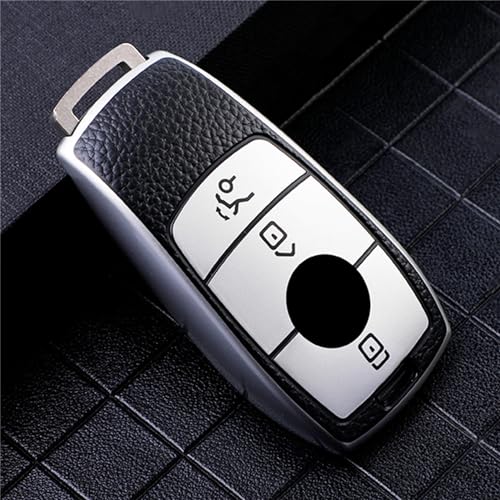 YIZMO Auto-Fernbedienungsschlüssel-Schutzhülle, kompatibel mit Mercedes Benz W177 W205 W213 W222 X167 E200 E260 ESG-Klasse GLC CLE CLA GLB GLS von YIZMO