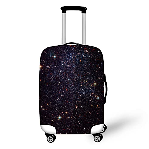Sternenhimmel Kofferschutzhülle Outer Space Blau Lila Galaxie Muster Suitcase Cover Waschbare Elastische Anti-Kratz-Kofferabdeckung Passend Für 19-32 Zoll Für Kind Erwachsene (Farbe 7,S(19-21inch)) von YJSZY