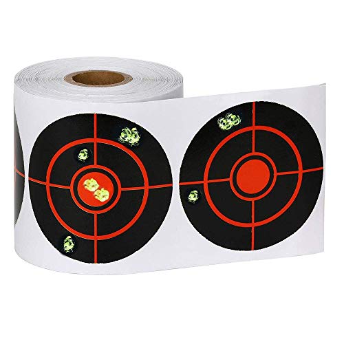 YJZ 250Pcs/Rolle 3 Zoll Shooting Targets Sticker Reactive Splatter Target Stick von YJZ