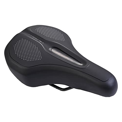 YLG Gel Wide Mountain Bike Seat for Women - Extended Comfort On Longer Rides, Black Stationary Bicycle Saddle Cushion | Asientos para Bicicletas von YLG