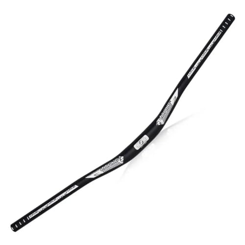 YLME Fahrradlenker, 31,8 Mm Aluminiumlegierung Mountainbike Schwalbe Griff, Horizontaler Offroad-Fahrrad-Downhill-Lenker Für MTB Rennrad,Schwarz,800mm, (Sports) von YLME