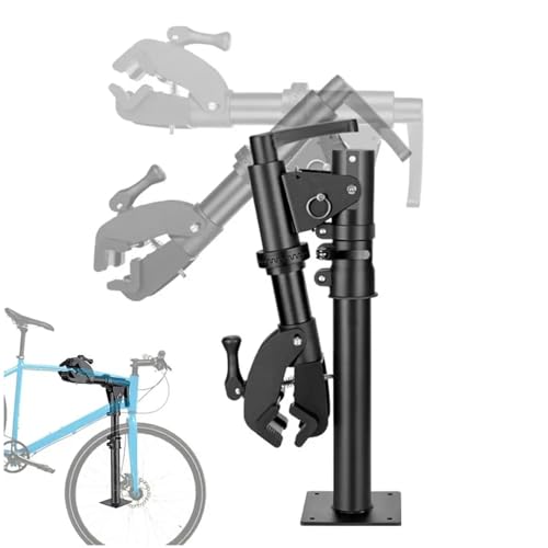 YLME Fahrradreparaturständer, Faltbarer Fahrrad-Reparaturständer Für Den Innenbereich, Höhenverstellbarer Fahrrad Wartungsständer, Für Fahrradreparatur von YLME