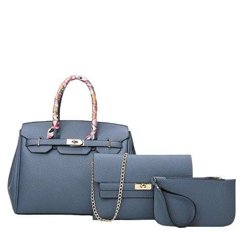 YLQQdMK Damenhandtasche Frauenbeutel Mehrstufige Handtasche Litschäer Muster Schulter Messenger-Tasche-Pfauenblau YLQQdMK Damenhandtasche Frauenbeutel Mehrstufige Handtasche Litschäer Muster Schulter Messenger-Tasche-Pfauenblau von YLQQdMK
