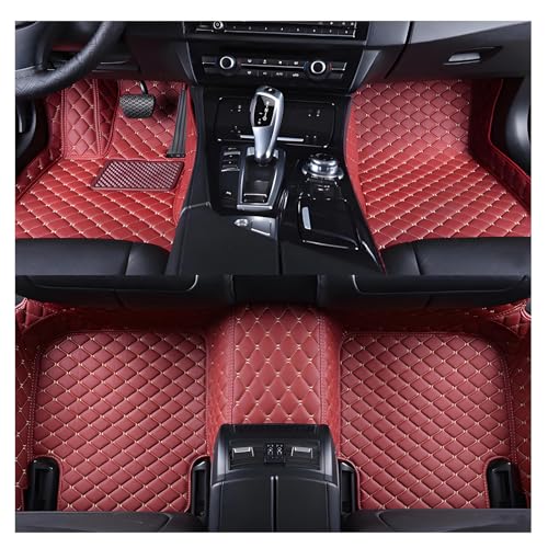 YLWDKORR Auto Fußmatten für Hilux Pickup 2015-2020 5 Sitze Auto Schwarze Fußmatten Vollbedeckung Teppich Nicht rutscher Schutz von YLWDKORR