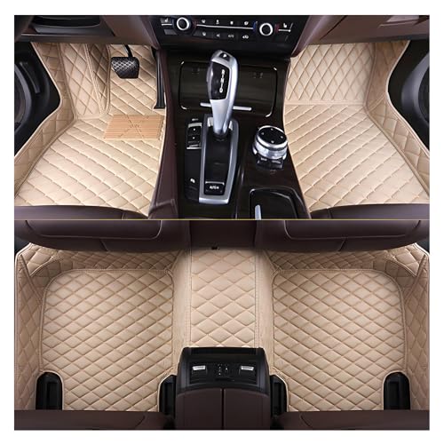 YLWDKORR Auto Fußmatten für L&and Cruiser 100 200 300 2021-2023 8 Sitze Auto Schwarze Fußmatten Vollbedeckung Teppich Nicht rutscher Schutz von YLWDKORR