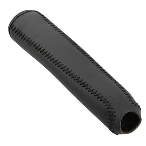 Handbremsabdeckung aus Leder, Schutzhülle, kompatibel mit Golf 4, 5, 6, 7, B5, B6, B7, Polo, kompatibel mit A5 ( Color : Black ) von YLZCAM