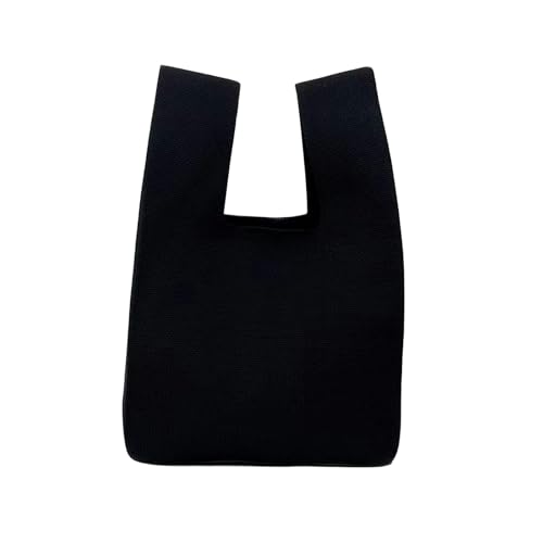 YMWANJUN Bags for Women 2pcs Kleine Handtaschen Frauen Einkaufstasche Für Die Schule Kleiner Einkaufstaschen Arbeitsbeutel Wiederverwendbare Einkaufstasche-schwarz-einheitsgröße von YMWANJUN