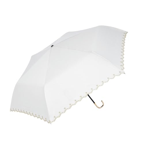 YMWANJUN Regenschirm Handheld Parasol Summer Beach Hochzeiten Tragbares Kleines Parasol Leichtes Handtasche Compact Dach-d-einheitsgröße von YMWANJUN
