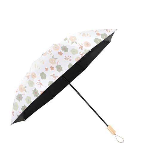 YMWANJUN Regenschirm Kleine Regenschirm Mit Aquarellmustern Windsichere Parasole Für Männer Und Frauen Strand Hochzeiten-Sohle, Einzig, Alleinig-einheitsgröße von YMWANJUN