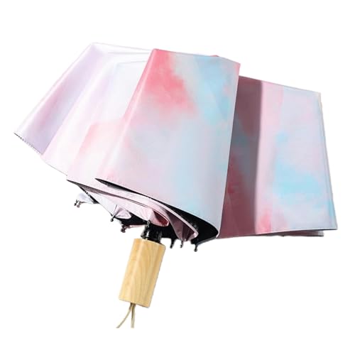 YMWANJUN Regenschirm Leichtes Und Niedliches Fahrum Handheld Parasol Für Reisen, Schule, Tägliches Leben-fliese-einheitsgröße von YMWANJUN