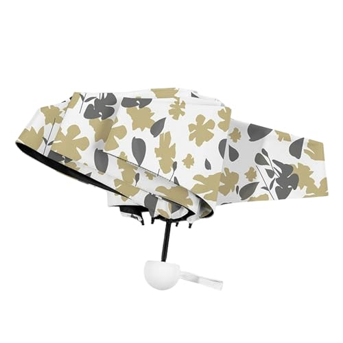 YMWANJUN Regenschirm Tragbarer Taschenschirm Für Männer Frauen Winddichtes Klappwegsweg Mit Aquarellmustern-n-einheitsgröße von YMWANJUN
