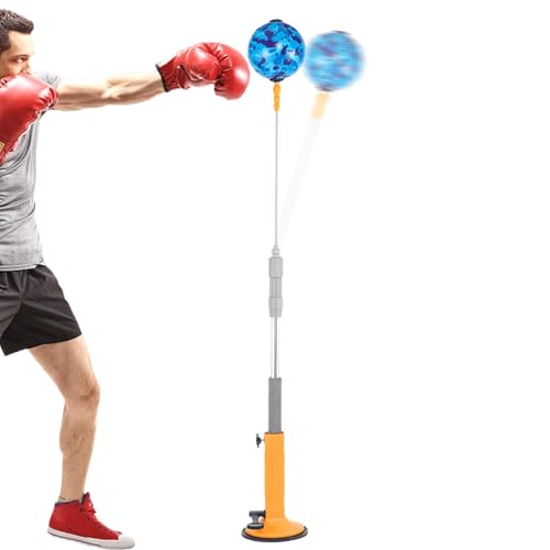 YNPQTDS Advanced Reflex Boxsack Höhenverstellbar Boxsack Boxsack Ständer Cobra Reflex Bag mit Saugnapf Boden Boxsack Freistehend Freistehender Speedbag von YNPQTDS