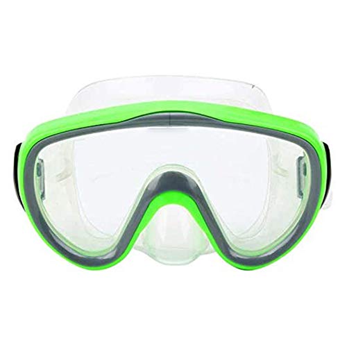 Tauchmasken Schnorchelmaske Silikon gehärtetes Glas Schwimmbrille Antibeschlag Unterwasser-Tauchmaske Schwimmen Schnorchelausrüstung für Erwachsene von YOFOKE