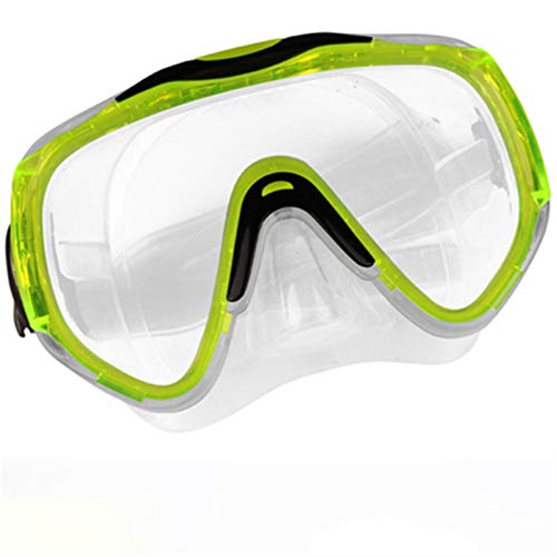 Tauchmasken Schwimmbrille Schnorcheln Scuba Schnorchelmaske Weitwinkel Kieselgel gehärtete Linse Taucherbrille Brille für Erwachsene von YOFOKE