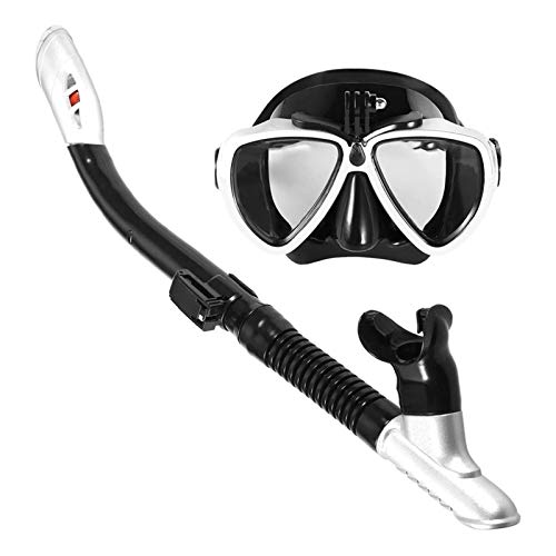 Tauchmasken Schwimmbrille Trockenschnorchelrohr-Set Antibeschlag Professionelle Taucherbrille Für Männer Frauen von YOFOKE