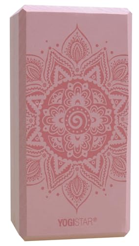 Yogistar Yogablock Yogiblock® Basic - Art Collection - Spiral Mandala - Velvet Rose Pink von Yogistar